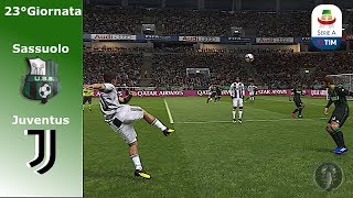 Sassuolo Vs Juventus • 23°Giornata "Gran Cross al volo di Dybala e Gol di CR7" • 2019 Patch [Giù]