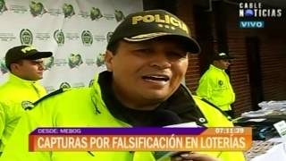 Cae banda que se dedicaba a la falsificación de billetes de lotería