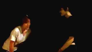 Megan gets punched in the stomach. Hard Core. Stomach Punching Contest.