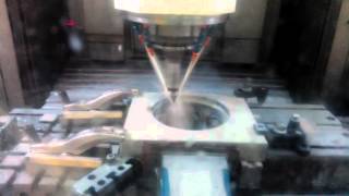 Обробка ЧПУ. Sandvik R390-32 Z3 Сталь 220НВ. Ap=8.5 Ae=8 Vc=130