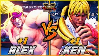 SFV AE ? GUNFIGHT (#1 Online ALEX) vs KENPI (#1 Online KEN) | Ranked Match ? SF5 TenSFV