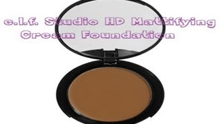 e.l.f. Studio HD Mattifying Cream Foundation Review