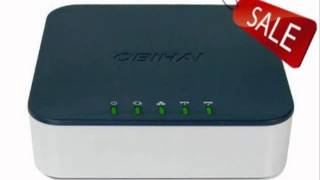 OBi202 VoIP Phone Adapter with Router, 2 Phone Ports T 38 Fax