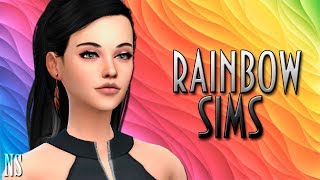 ? TS4 ♥ NS - RAINBOW CAS THE SIMS 4 ♥ РАДУЖНЫЙ ЧЕЛЛЕНДЖ