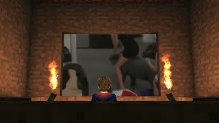 Harry watch muggles TV(Minecraft)