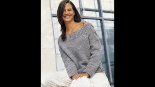 Серый Пуловер Спицами - 2019 / Gray Pullover Knitting Needles