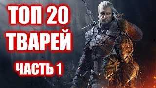 ТОП 20 ОПАСНЫХ ТВАРЕЙ ИЗ ВЕДЬМАКА (1/2)