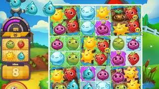 Farm Heroes Saga Level 1551 1 Star with many Bosters