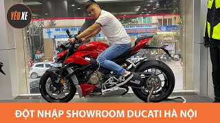 Đột nhập showrrom Ducati bắt gặp siêu phẩm naked - bike mạnh nhất thế giới