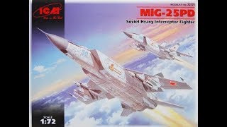 МиГ-25ПД. 1/72. ICM (Украина).