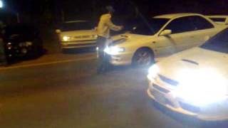 Impreza STI Type R 98 VS. Caldina GT-T 98 Forjado.