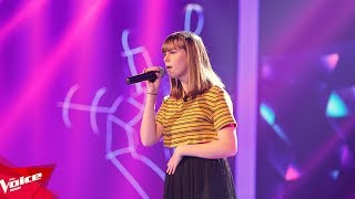 Anjeza - I feel it coming | Audicionet e Fshehura | The Voice Kids Albania 2018