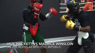Jalil “Major” Hackett vs Maurice “M3G” Winslow Sparring Session