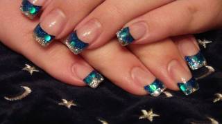 ☆★Acrylic galaxy nails★☆