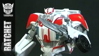 Ratchet - Transformers Prime Robots in Disguise (RID) deluxe revisión en español