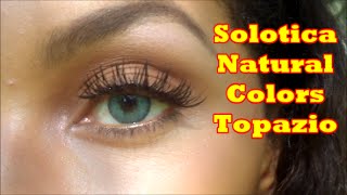 NEW! Solotica Natural Corlors Topazio| New Opacity 2015