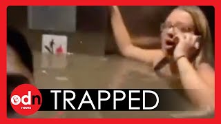 Friends TRAPPED Inside a Flooded Elevator