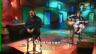 Oasis - Whatever (Acoustic) MTV 1994 (HD)