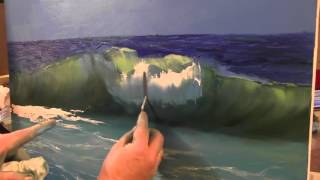 Море маслом, морской пейзаж, научиться рисовать