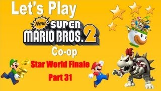 Lets Play New Super Mario Bros 2 - Part 31 + Star World Finale + Nintendo 3DS XL + Co-op With Maddie