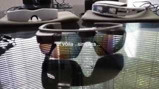 Google Glass How to attach and detach those Active Shades