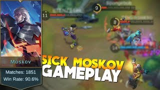 What 1851 Games with Moskov Looks Like! (Mobile Legends Pro Player)