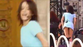 Alizee засветила трусики
