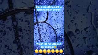 Thunderstorm Sleep Sounds | Natural Rain & Thunder for Fall Asleep Fast Tonight