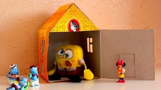 Домик из коробки// Doll House handmade