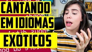 CANTANDO MÚSICAS DA DISNEY EM IDIOMAS EXÓTICOS!