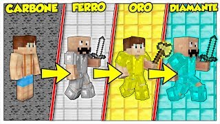 LA SFIDA DAL BLOCCO PIÙ POVERO AL PIÙ RICCO DI MINECRAFT ITA!
