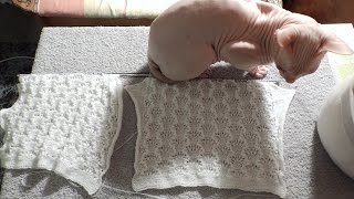 Вязание ( ажурная вязаная кофточка )