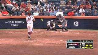 Auburn Softball vs South Carolina Game 2 Highlights