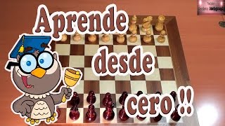 Tutorial de ajedrez.  Aprende desde cero completo