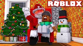 ESCAPE SANTA IN ROBLOX!! - Roblox Christmas