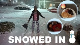 College Vlog: SNOWED IN WITH BAE #15
