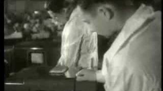 Ламповый телевизор КВН-49 на конвеере 1951 год