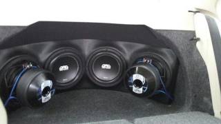4 DAD BD 10's on 2 Arc Audio KS 2500.1's in a Jetta Trunk-Cruisers Mobile Audio