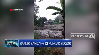 Hujan Deras! Banjir Bandang Hantam Kawasan Puncak Bogor