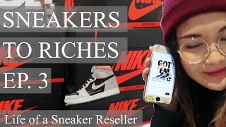 Sneakers To Riches Ep. 3 - Jordan 1 Hyper Crimson Live Cop Shoes Hypebeast Reselling Vlog 2019
