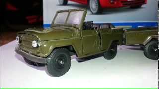 уаз 469  обзор масштабной модели 1: 43