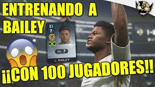 ¡¡ENTRENANDO A BAILEY CON 100 JUGADORES!! | myClub #24 PES 2019
