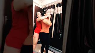 Lesbian girl with huge boobs fighting
