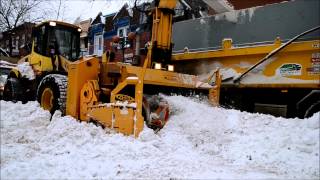 FEEL THE POWER - REMOVING SNOW IN MONTREAL