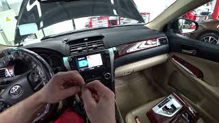 ТЦЛ. Camry 50. Замена лампы подсветки прикуривателя-пепельницы