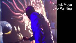 Soirée MTV PARTY MAKER plage Hi Beach Nice live painting Moya
