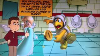 Coin Bro Uses The Girl's Bathroom And Gets Grounded