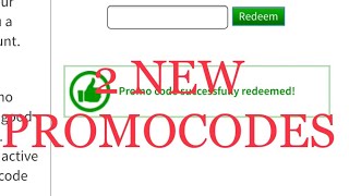 2 NEW ROBLOX PROMOCODES *FREE OUTFIT*
