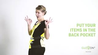 Reflective Vest GlowONme - How to use it. Female version