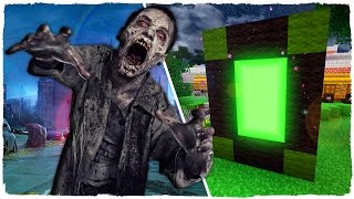 ? COMO HACER UN PORTAL A LA DIMENSIÓN DE THE WALKING DEAD - MINECRAFT | LA MUERTE DE NEGAN
